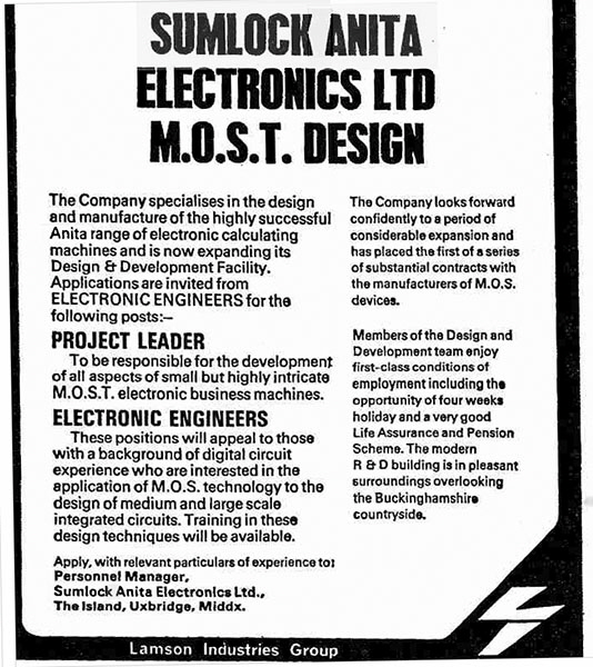Situations Vacant ad