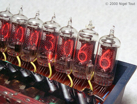 Nixie tube display of ANITA 1011 LSI Nixie tube display of ANITA 1011 LSI