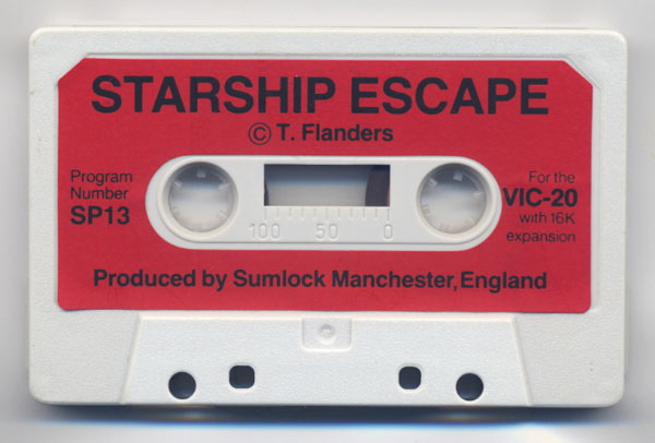 Sumlock Starship Escape cassette Sumlock Starship Escape cassette
